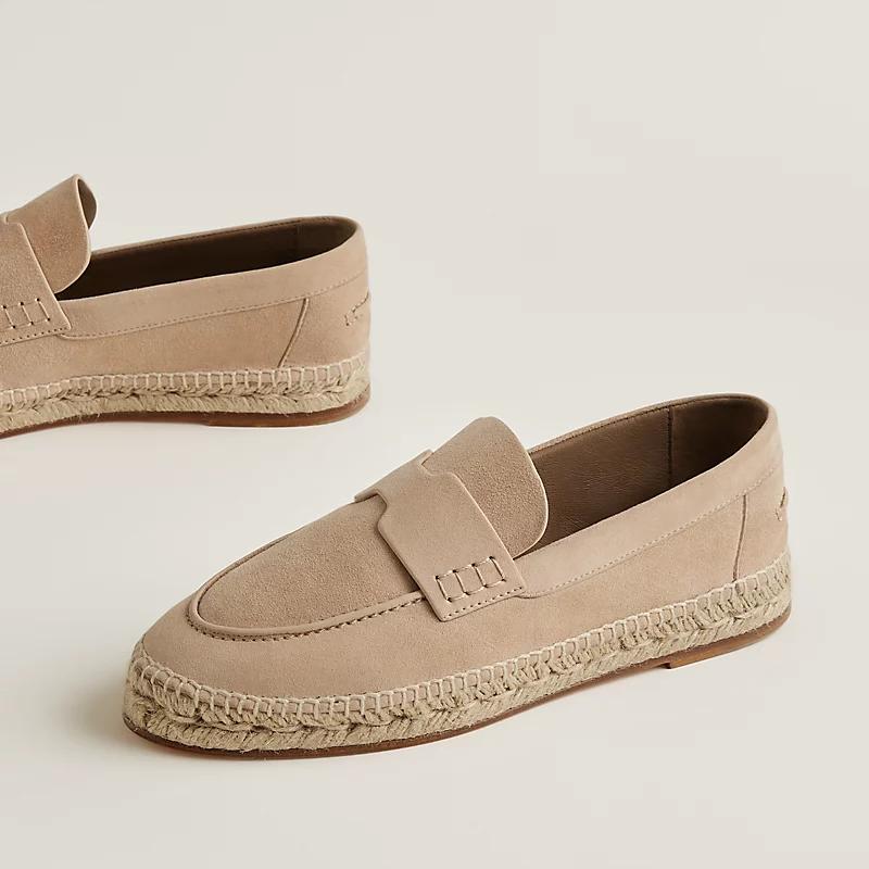 Giày Hermes Trip Espadrille Nữ Be